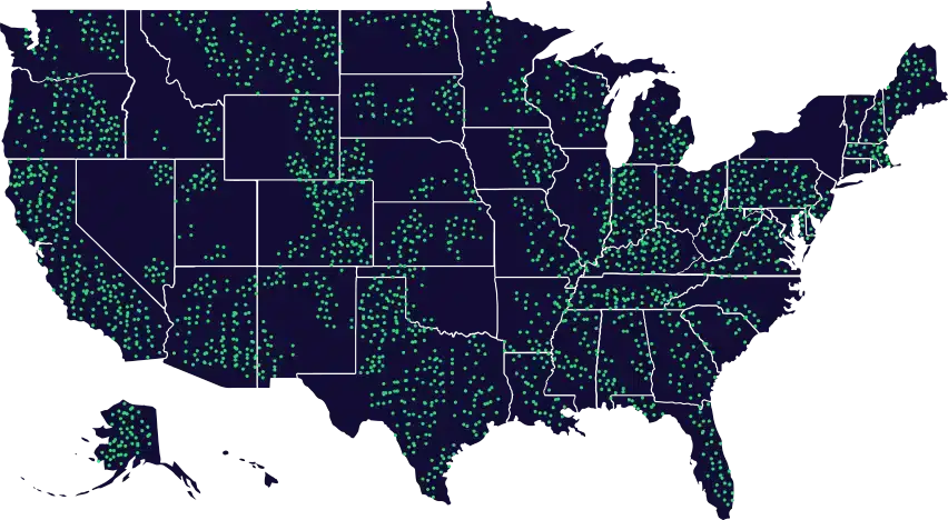 US map of Coinme locations