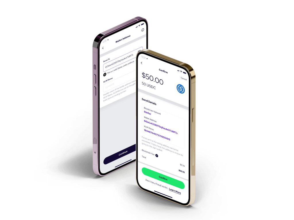 send or purchase crypto with coinme's mobile app